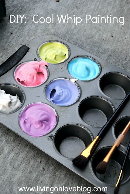 15 Fun Summer Activities for Kids - Capturing Joy with Kristen Duke Diy Cool Whip, Edible Activities, Preschool Treats, Daycare Projects, Kid Diy, Safe Kids, Child Activities, Homemade Paint, Pinterest Crafts