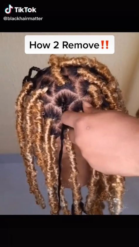 trish_ua on Instagram: Hey Queens,💕 how to remove your locs Follow @trish_ua . . Tag source ) - - -tag a friend 🥰 - - - I do not own copyrights - #explorepage… Locs Hairstyles, Protective Styles, Hairstyle Ideas, Locs, Wigs, Dreadlocks, Braids, Hairstyles, Queen