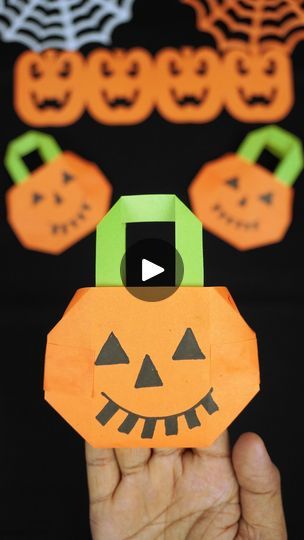 3.1K views · 15 reactions | DIY Cute Halloween Pumpkin Paper Bag Making🎃 Halloween Craft Ideas🎃 Handmade Halloween Fun Crafts | DIY Cute Halloween Pumpkin Paper Bag Making🎃 Halloween Craft Ideas🎃 Handmade Halloween Fun Crafts #halloweendecor #Halloween #halloween2024 #halloweenfun... | By Creative Art & Craft Ideas | Facebook Halloween Fun Crafts, Halloween Craft Ideas, Art Craft Ideas, Paper Bag Making, Fun Halloween Crafts, Ideas Handmade, Halloween Craft, 1k Views, Halloween Pumpkin