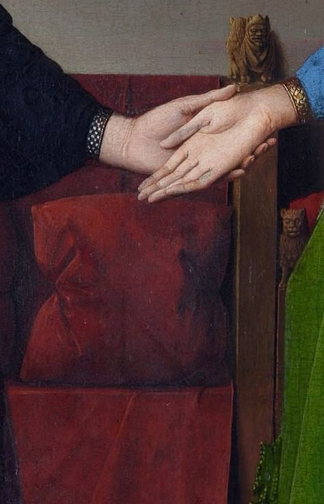 The Arnolfini Portrait (detail), Jan Van Eyck Arnolfini Portrait, Robert Campin, Istoria Artei, Jan Van Eyck, Van Eyck, In Bruges, Painting Details, Hieronymus Bosch, Art Ancien