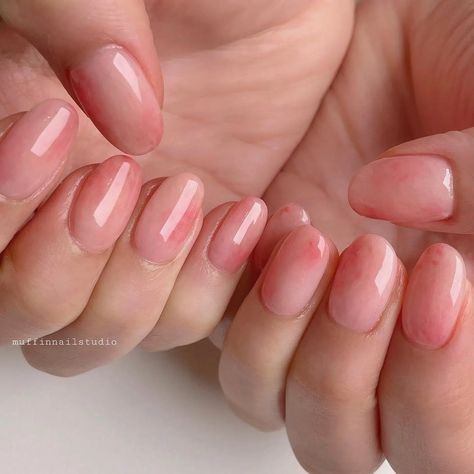 French Tip Nails Gold Glitter, Peach French Tip Nails, Peach Pink Nails, Summer Peach Nails, Peach Nail Designs, Simple Summer Nail Designs, Nails Gold Glitter, Peach Nail Art, Peach Nail Polish