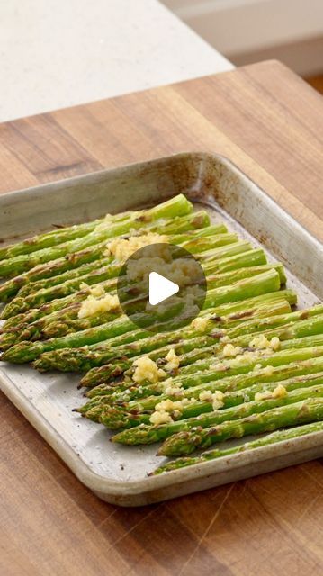 Steak Asparagus Potatoes, Brian Lagerstrom, Perfect Asparagus, Roasted Garlic Olive Oil, Asparagus Casserole Recipes, Asparagus Roasted, Veggie Bites, Asparagus Casserole, Asparagus Recipes