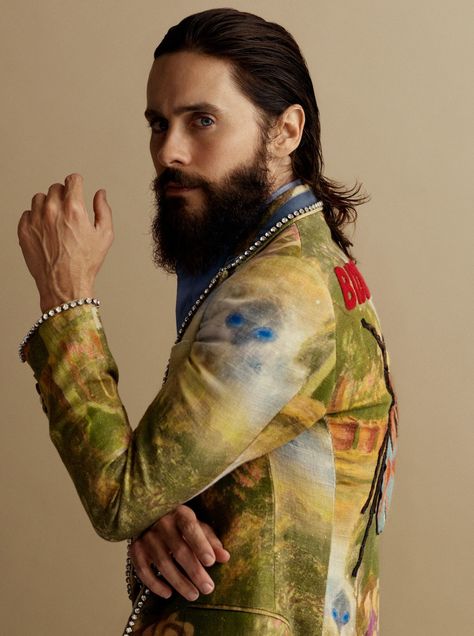 Jaret Leto, Clash Magazine, Fashion Trends Magazine, Men's Portrait Photography, Long Hair Beard, Man On Fire, Thirty Seconds To Mars, Shannon Leto, Male Fashion Trends