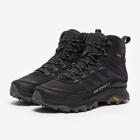 Merrell Moab, Trendy Heels, Hybrid Design, Military Gear, Very Cold, Black Trainers, Winter Shoes, Casual Boots, The Outdoors