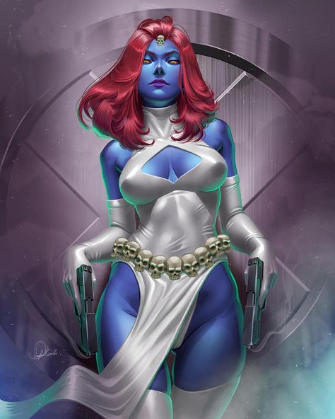 Mystique Comic, Mystique Xmen, Mystique Marvel, Xmen Comics, Marvel Heroines, Marvel Characters Art, Marvel Artwork, Marvel Villains, Marvel Comics Wallpaper