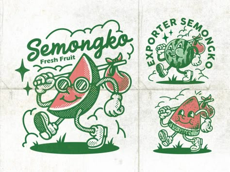 Vintage Cartoon Graphic Design, Cartoon Style Graphic Design, Vintage Style Graphic Design, Vintage Tshirt Design Ideas, Retro Illustration Design, Vintage Cartoon Design, Retro Burger Illustration, Mascot Graphic Design, Mascot Illustration Design