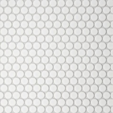 Often called "nature's perfect shape", the Le Cafe Collection is a classy, sharp edged, and contemporary shapes in penny round, straight stack, herringbone, diamond, hexagon. With options in white or black, sizes of 1"x1", 1" x 3", 1" x 6", 2"x 2", 2" x 4, 12" x 12", 10.56" x 12.19" & 11.63 x 11.63", with a matte or glossy finish, tessellate the Le Cafe Collection to wow your audience for your next project. Penny Round Tile Bathroom, Bedrosians Tile, Contemporary Shapes, Penny Round Mosaic, Penny Round Tiles, Penny Tile, Penny Round, Modern And Traditional Decor, Porcelain Mosaic Tile