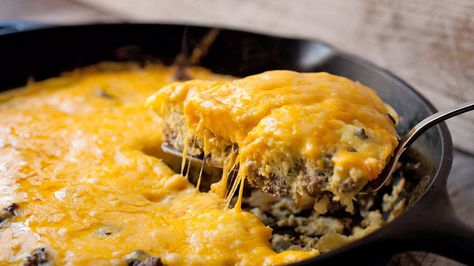 All the flavors of a classic cheeseburger, baked into a frittata! Cheeseburger Frittata, Best Ground Beef Recipes, Frittata Recipes, Beef Casserole, Cast Iron Cooking, Breakfast Bake, Beef Dishes, Ground Beef Recipes, One Pot Meals