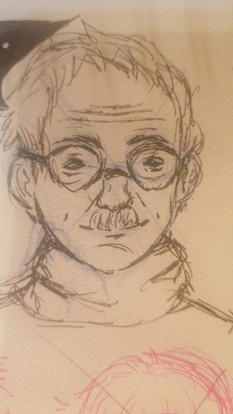 Old Guy Drawing, Old Man Drawing Character Design, How To Draw Old People, Old Man Drawing Reference, Old Person Drawing, Drawing Old People, Old People Drawing, Old Man Drawing, Person Sketch