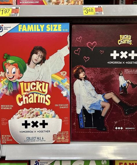 Txt Cereal, Naega Byeonhae, Txt Core, Lucky Charms Cereal, Lucky Charms, Pop Bands, Good Jokes, Lucky Charm, How I Feel