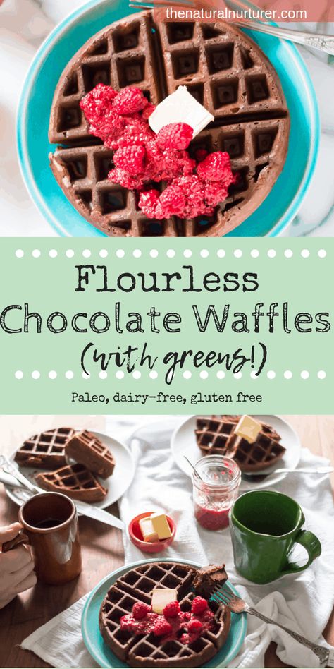 Heathly Breakfast, Chocolate Waffle Recipe, Flourless Recipes, Kid Breakfast, Natural Nurturer, Paleo Waffles, Baby Food Combinations, Healthy Waffles, Baby Meals