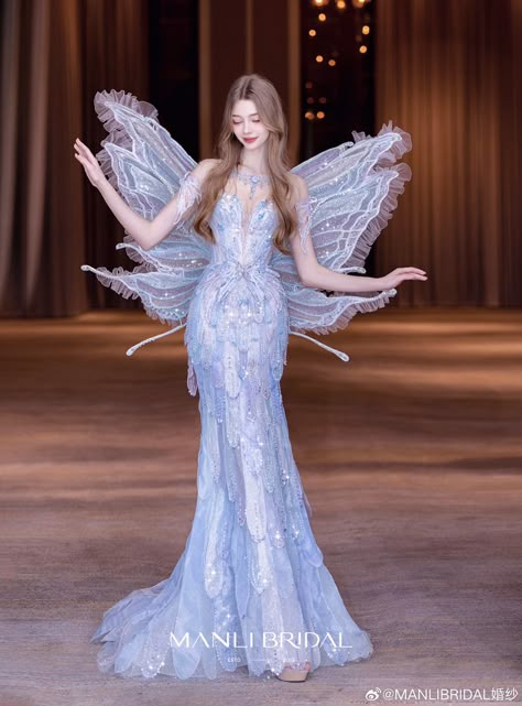 Artistic Costumes, Dreamy Gowns, Whimsical Dress, Gala Outfit, Gowns Dresses Elegant, Fairy Dresses, Fashion Gowns, Korean Fashion Dress, Evening Outfits