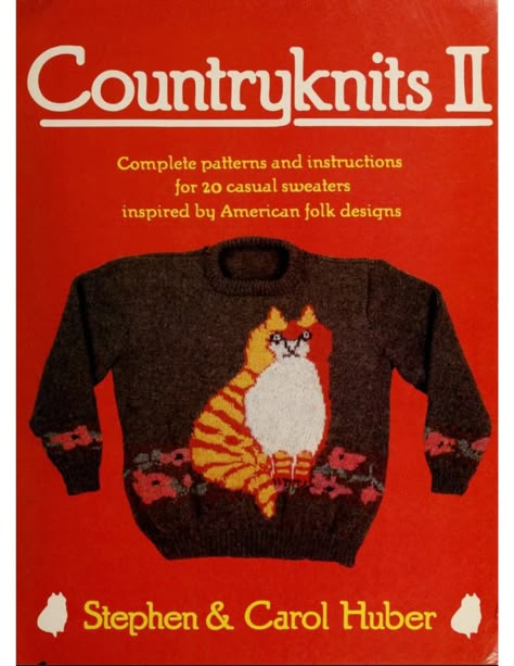 Countryknits II: Complete Patterns and Instructions for 20 Casual Sweaters Inspired by American Folk Designs by Carol Huber, 1988 The author provides comprehensive instructions and patterns for knitting 23 casual sweaters that are inspired by American folk patterns. Unlike most knitting books, this book offers unique patterns and directions that are easy to follow. The book includes designs for both adults and children.  The file is larger than Etsy's file limit (20MB) so you will be sent a document with a Google Drive link to access and download the book.  Please note that you will receive of file in PDF. To read, you need a program that opens PDF files, such as Adobe Acrobat Reader. Book you can download immediately after payment. Thanks for visiting:) Floral Crochet Pattern, Knitted Teddy Bear, Folk Design, Stitch Crochet, Vintage Knitting Patterns, Knitting Books, Irish Lace, Floral Crochet, Paper Book