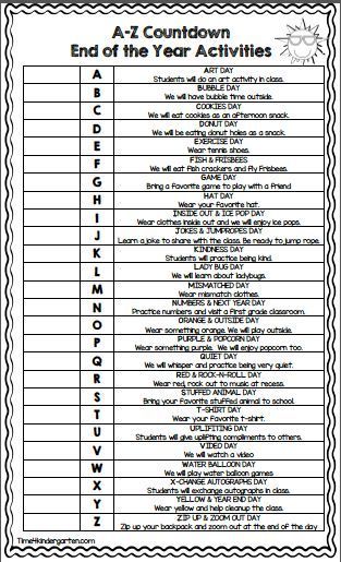 Countdown to Summer Abc Countdown, Summer Countdown, School Countdown, Countdown To Summer, Countdown Activities, End Of The Year Activities, Activities For Students, End Of Year Activities, Preschool Graduation