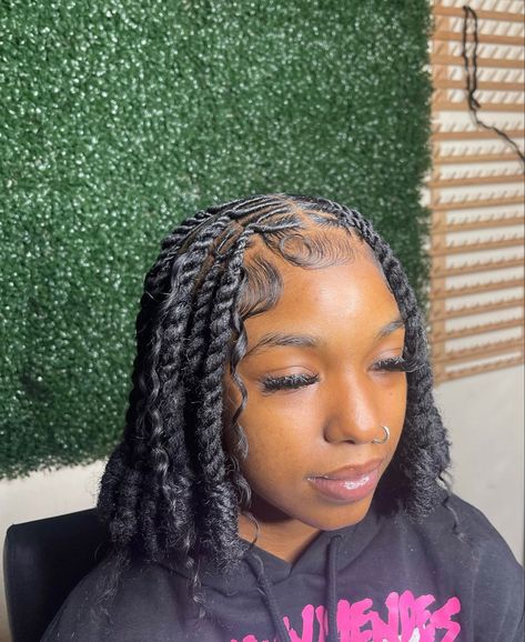 Fresh Retwist Styles, Braids Hairstyles Men, Invisible Locs Hairstyles, Invisible Locs, Short Hair Twist Styles, 4 Braids, Short Box Braids Hairstyles, Black Ponytail Hairstyles, Faux Locs Hairstyles