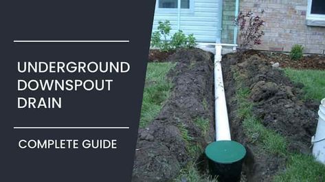 Hi, Friend, In this post, we will provide information on Underground Downspout Drain, their benefits, and how to install them. An underground downspout drain is an important part of a building’s drainage system. An underground downspout drain protects the building’s structure by diverting rainwater away from the foundation. What Is an Underground Downspout Drain? An … Yard Drainage System, Downspout Drainage, French Drain System, Channel Drain, Drainage Ditch, Underground Drainage, Yard Drainage, Drain Repair, Hi Friend