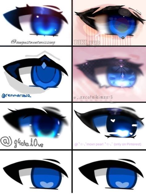 How To Shade, Anime Eye Drawing, Eye Design, Anime Eyes, Kawaii Art, Girls Eyes, Art Challenge, Drawing Base, Eye Drawing