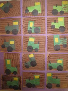 Farm craft idea for kids | Crafts and Worksheets for Preschool,Toddler and Kindergarten Tractor Craft, Preschool Farm Crafts, Tractor Crafts, Farm Activities Preschool, Farm Animals Preschool, Farm Lessons, Farm Animals Activities, Farm Theme Preschool, Farm Animal Crafts