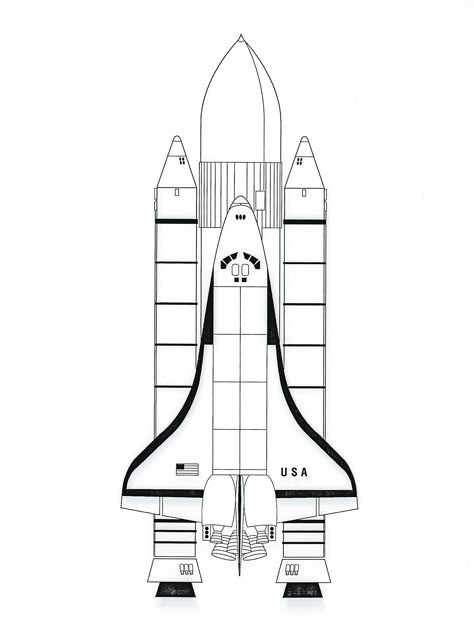 Printable Rocket Ship, Nasa Drawing, Printable Rocket, Ship Drawings, Apollo Tattoo, Rocket Drawing, Drawing Space, Tattoo 3d, Nasa Rocket