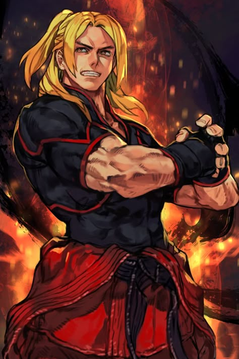 Ken Sf6, Click Burgundy, Hungry Clicker, Street Fighter Wallpaper, Ken Street Fighter, Ken Anime, Ken Masters, Street Fighter Tekken, Street Fighters