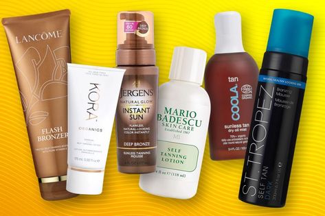 14 best self-tanners 2021: Experts' picks for a sunless glow Best Drugstore Self Tanner, Best Self Tanning Lotion, Best Sunless Tanner, Self Tanner For Face, Self Tanning Tips, Tanning Spray, Jergens Natural Glow, Sunless Tanning Lotion, Best Self Tanner