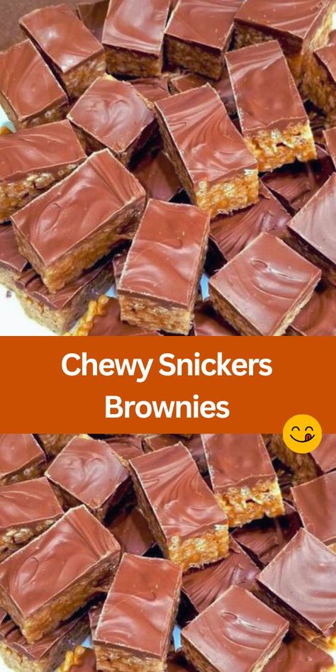 Indulge your sweet tooth with these irresistible Chewy Snickers Brownies! Combining the rich flavors of chocolate, espresso, and gooey Snickers bars, ... Chewy Snickers Brownies, Snicker Bars Recipe, Snickers Bars Recipe, Snickers Brownies, Snicker Brownies, Microwave Fudge, Fruit Creations, Scalloped Potatoes Cheesy, Snickers Bar