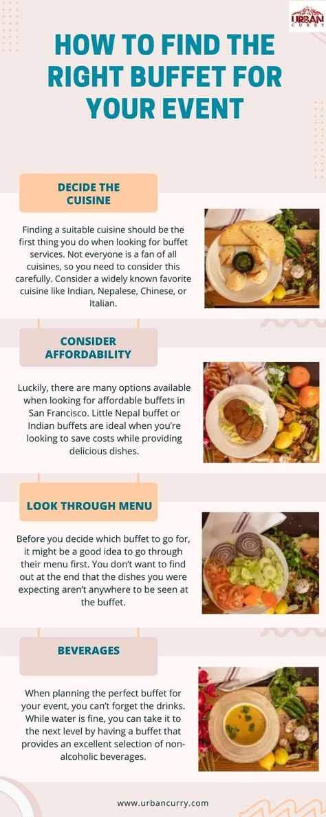 However, you need to select a buffet after careful consideration, since choosing the wrong one can ensure that no one finds the food satisfactory. Whether you’re looking for Nepalese food, SF buffets, or any other type of buffet, following these tips would be ideal. Types Of Curry, Nepalese Food, Mini Desserts, How To Find, Tasty Dishes