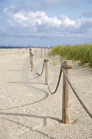 Rope Fence On Beach. Stock Image - Image: 2051611 Rope Fence, Rope Railing, Ideas Terraza, Beach Phone Case, Beach Cafe, Coastal Beach Decor, Coastal Gardens, Beach Wood, Lan Can