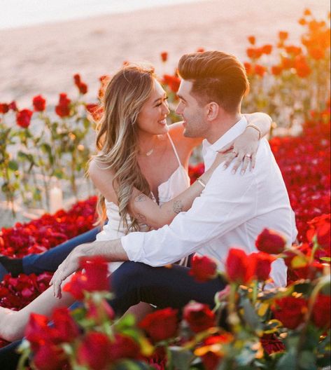 Lauren Riihimaki, December 19, Engagement Photoshoot, Poppies, On Instagram, Instagram