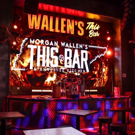 Come find yourself in #ThisBar | Instagram Nashville Bars, Cma Fest, Country Musicians, Downtown Nashville, Nashville Bachelorette, Hollywood Gossip, Bar Led, Country Music Stars, Morgan Wallen