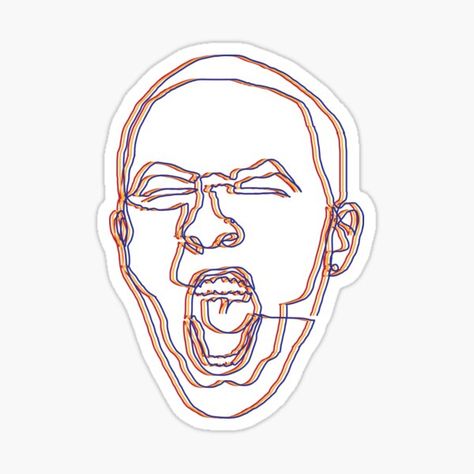 Mac Miller Line Art, Mac Miller Drawings Outline, Mac Miller Tattoos, Tats Ideas, H Tattoo, Drawing Sticker, Mac Miller, House Drawing, Cool Art Drawings