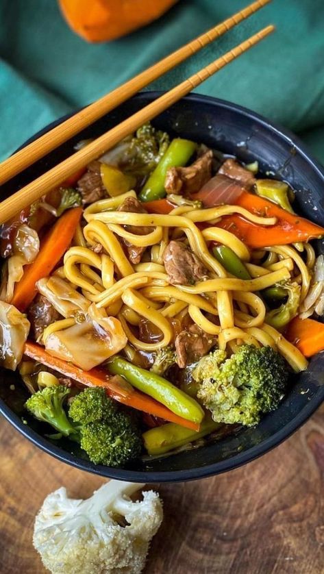 Japchae, Fall Recipes, A A, Favorite Recipes, Pasta, Meat, Ethnic Recipes, On Instagram