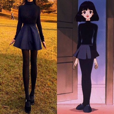 Moon Outfit, Moon Outfits, Sailor Moon Outfit, Sailor Moon Fashion, Outfits Anime, Moon Fashion, Mode Chanel, Character Inspired Outfits, Sailor Saturn