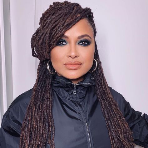 Ava DuVernay on Instagram: “Last night was beautiful at @owntv’s special launch celebration of our new series CHERISH THE DAY in Atlanta. Thanks to our fabulous studio…” Ava Duvernay, Locs Hairstyles, Black Excellence, Black Is Beautiful, Virgin Hair, Locs, In Hollywood, Black Hair, Makeup Looks