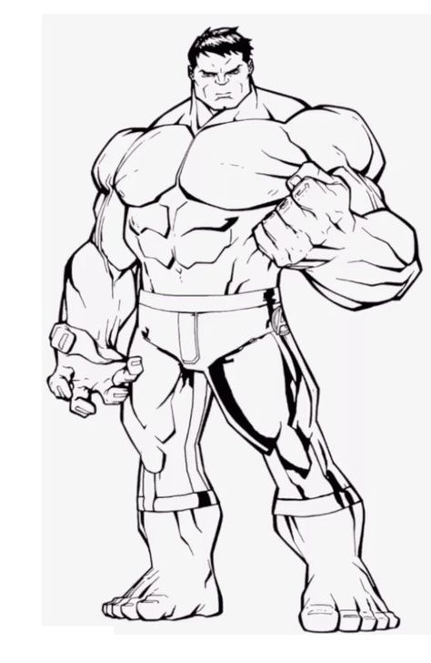 Hulk Coloring Pages, Avengers Coloring Pages, Avengers Coloring, Superhero Coloring Pages, Hulk Art, Drawing Superheroes, Marvel Coloring, Superhero Coloring, Marvel Drawings