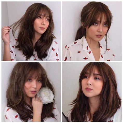 Katheryn Bernardo, Kathryn Bernardo Hairstyle, Hair Color For Morena, Hair Colour Trends, Korean Short Hair, Kathryn Bernardo, Bright Hair Colors, Colour Trends, Positive Comments