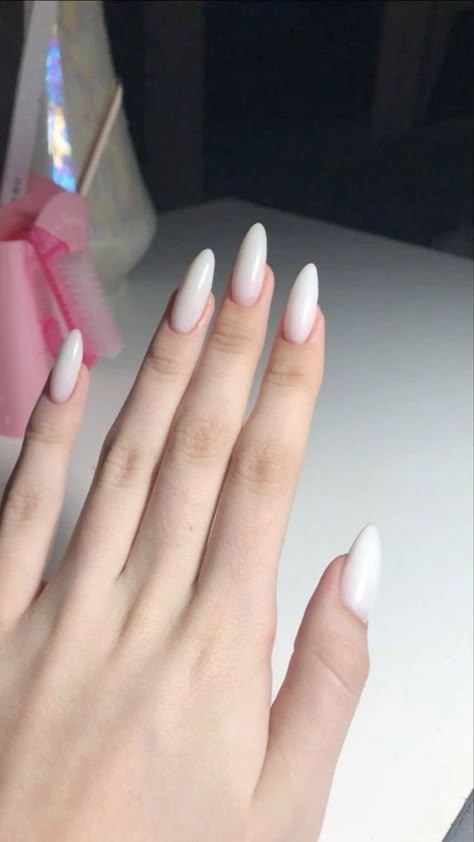 Bunny Nails, Plain Nails, Hello Nails, Basic Nails, Blush Nails, Classy Acrylic Nails, Soft Nails, New Nail Art, Nails 2023