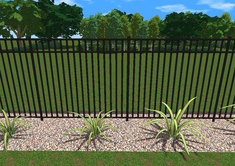 Pool Fencing Landscaping, Farm Pool, Swimming Pool Fence, Fence Around Pool, Aluminum Pool, Aluminum Pool Fence, Pool Fences, Iron Fences, Rock Border