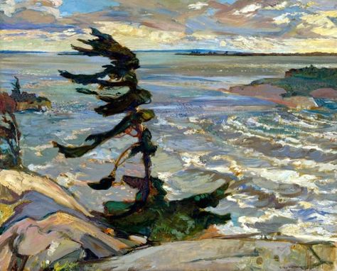 David Milne, Group Of Seven Art, Group Of Seven Paintings, Group Of Seven Artists, Tom Thomson Paintings, Franklin Carmichael, Lawren Harris, Dulwich Picture Gallery, Painting Easel