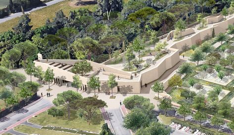 Montpellier Metropolitan Cemetery / Agence Traverses - Paysage, Urbanisme, Architecture | ArchDaily Thesis Architecture, Cemetery Design, Construction Management, Memorial Park, Montpellier, The Project, Landscape Architecture, Cemetery, Make It