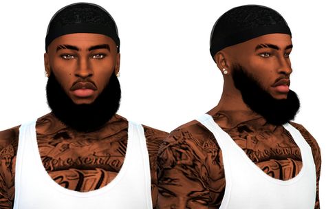 Ricky Beard | Patreon Sims 4 Facial Hair Cc, Afro Hair Boy, Sims 4 Body Hair, Afro Hair Sims 4 Cc, Sims 4 Couple Poses, Sims 4 Hair Male, Sims 4 Tattoos, Sims 4 Black Hair, Black Men Beards