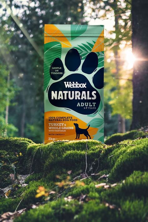 Dog Food Packaging, Pet Food Packaging, Natural Pet Food, Natural Dog Food, Pet Supplements, Food Graphic Design, Dog Branding, Natural Branding, Food Packaging Design