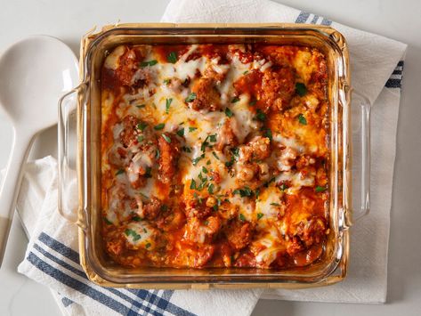 Chicken Nugget Parm Casserole, Chicken Nuggets Parmesan, Chicken Nugget Chicken Parmesan, Chicken Nugget Parmesan, Breaded Chicken Parmesan, Recipes With Mozzarella Cheese, Chicken Parmesan Recipe Easy, Parmesan Spaghetti, Frozen Chicken Nuggets