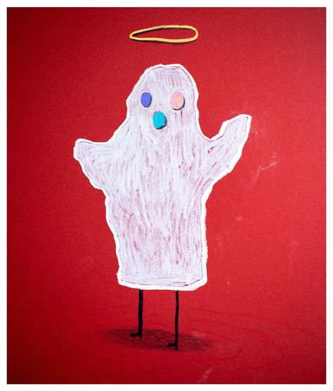 I’ve died so many times I’ve lost count. Oil pastel, pencil, posca. A1 (59.5x84.1cm) mat board . . . #ghost #halloween #oilpastel #drawing #red #art Red Art, Ghost Halloween, Mat Board, Oil Pastel, Ghost, Pencil, Pastel, Lost, Paint