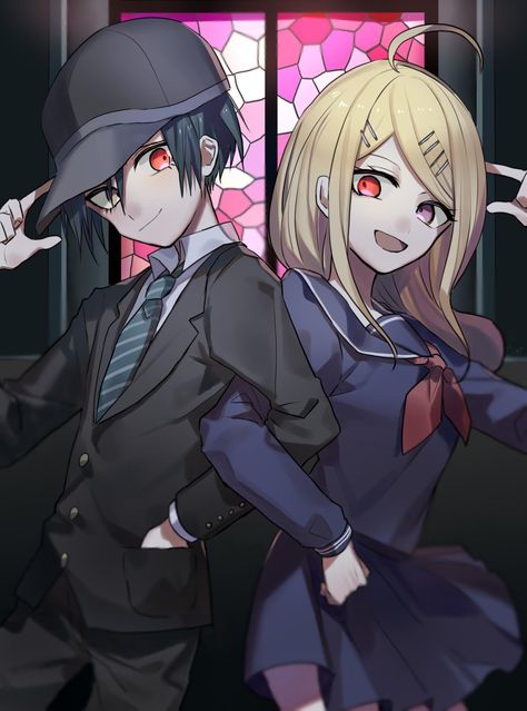 Kaede Akamatsu Fanart, Kaede Akamatsu And Shuichi Saihara, Shuichi Saihara Fanart, Kaede Shuichi, Pregame Kaede, Kaede X Shuichi, Kaede Akamatsu, New Danganronpa V3, Shuichi Saihara