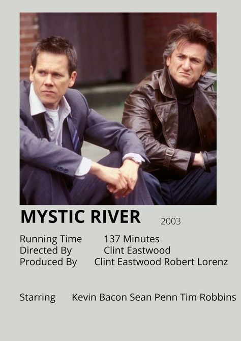 Mystic River Movie Poster, Mystic River Poster, Nice Movies, Fall Movies, Television Quotes, Mystic River, Iconic Movie Posters, Great Movies To Watch, Movie Marathon