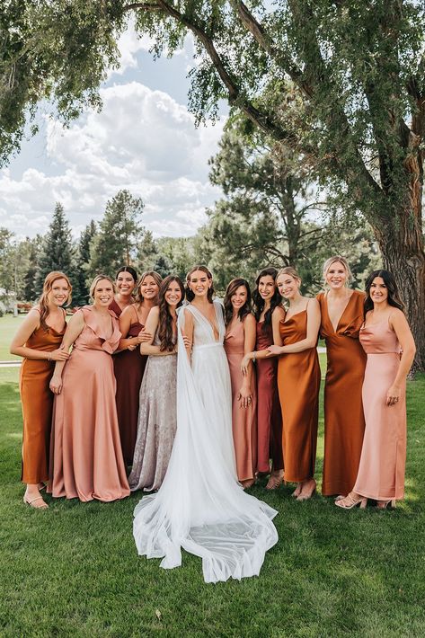 Bridesmaid Palette, Bridesmaid Color Palette, Bridesmaid Dresses Color Palette, Bridesmaid Color Scheme, Bhldn Bridesmaid Dresses, Fall Bridesmaids, Fall Palette, Fall Bridesmaid Dresses, Bridesmaid Colors