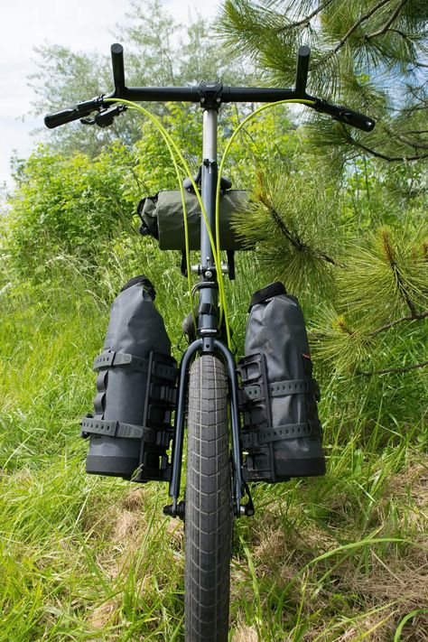 The Bike Friday All-Packa Bike - Gessato Festka Bikes, Bikepacking Setup, Gravel Bike Packing, Myog Bikepacking, Bike Friday, Mini Velo, Bike Packing, Bikepacking Bags, 20 Wheels