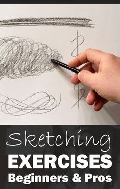 How To Hold Pencil When Drawing, Pencil Drawing Tricks, Teach Yourself To Draw, Sketching Drills, Learn How To Sketch, Drawing Drills For Beginners, Automatic Drawing How To, Art Excersises Ideas, How To Use Sketch Pencils