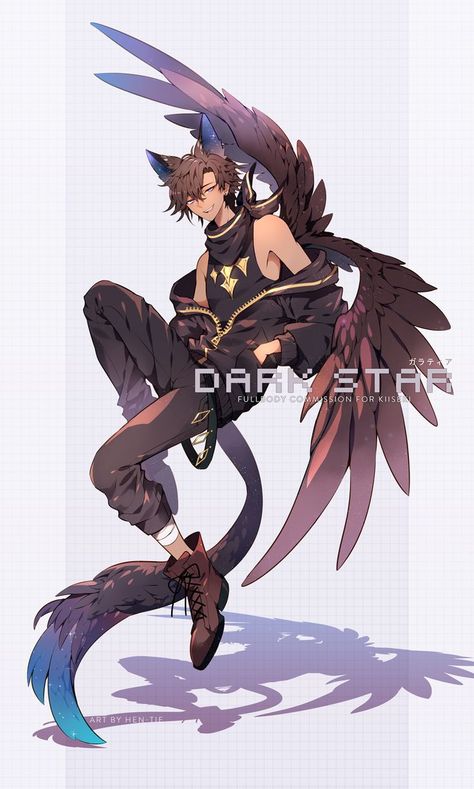 Anime Designs, Dark Star, Oc Ideas, Fantasy Character Design, Mythical Creatures, Character Designs, Character Ideas, Character Design Inspiration, Anime Boys